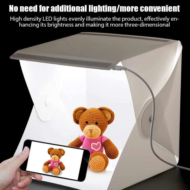 Macro Photography Lighting Kit - Lightbox boîte à lumière Mini boîte