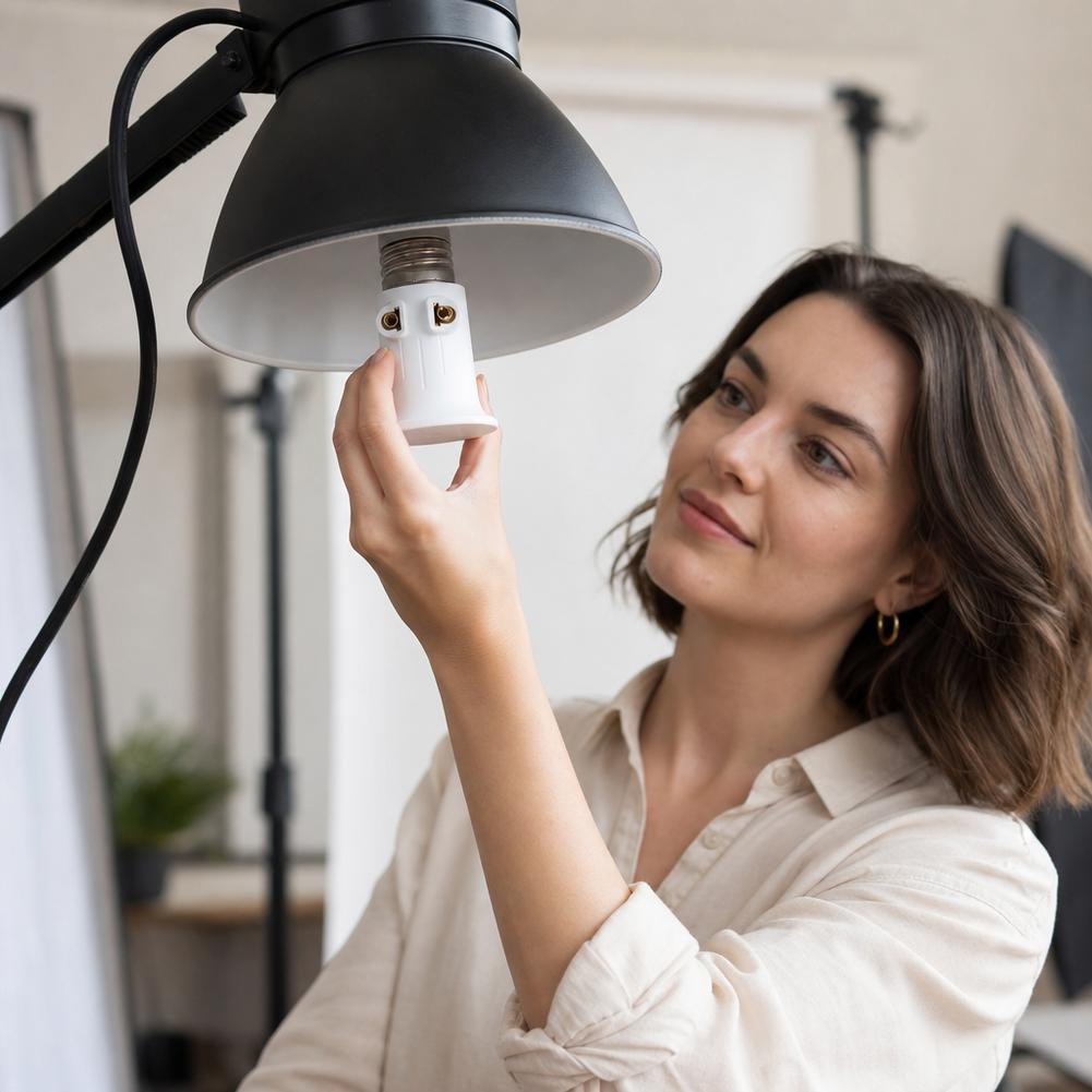 Adaptateur de prise E27 vers p - Photography Lighting Uk avis et prix