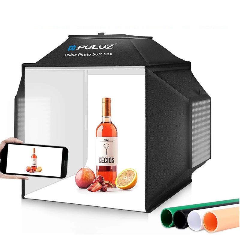 Tente de prise de vue de table - Photography Lighting Kit With Backdrop avis et prix