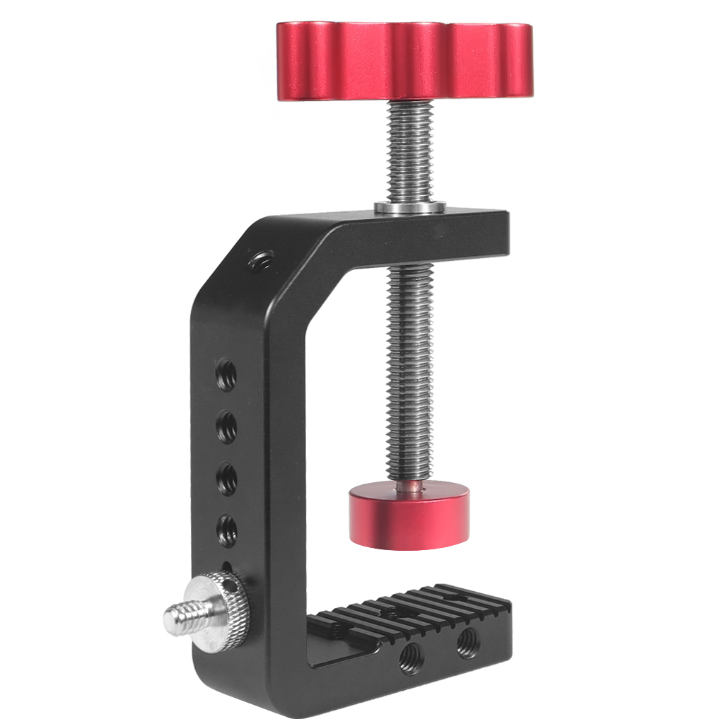 Pince de fixation de bureau ro - Photography Video Lighting Kit With Adjustable Tripod Stand avis et prix