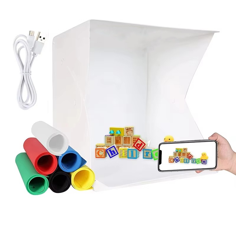 Boîte à lumière pliable, tente - Macro Photography Lighting Kit avis et prix