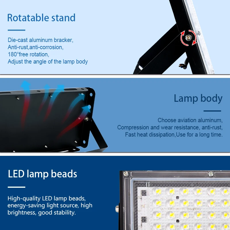 4 pièces/lot LED projecteur 50 - Photography Lighting Uk avis et prix