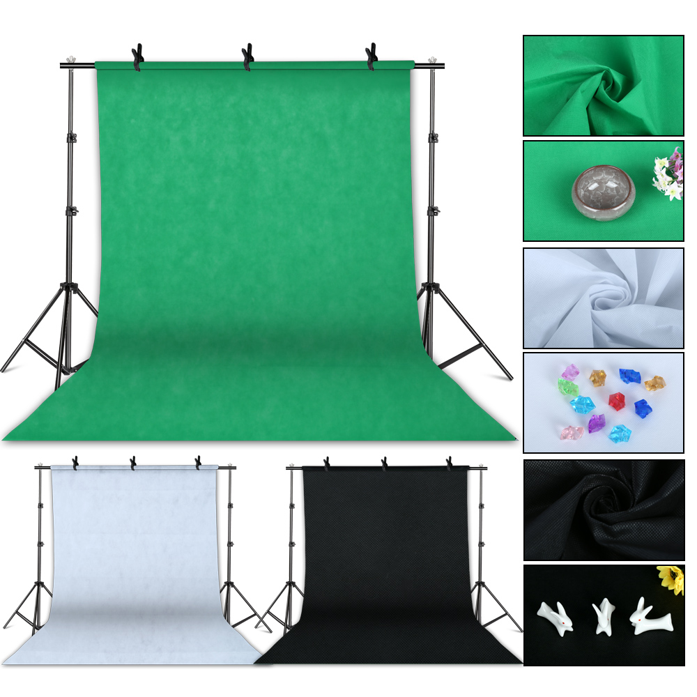 Kit d'éclairage de studio phot - Photography Lighting Kit With Backdrop avis et prix