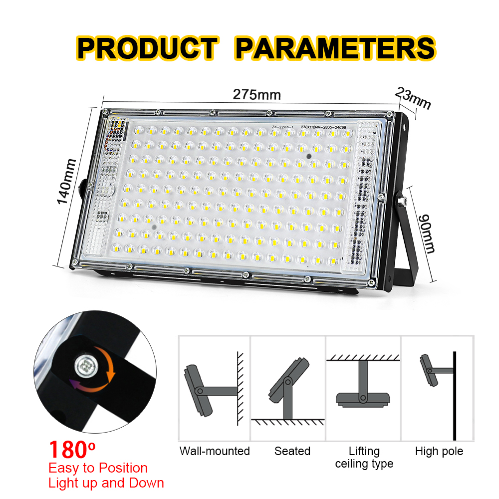 50W 100W 150W LED projecteur I - Photography Lighting Uk avis et prix
