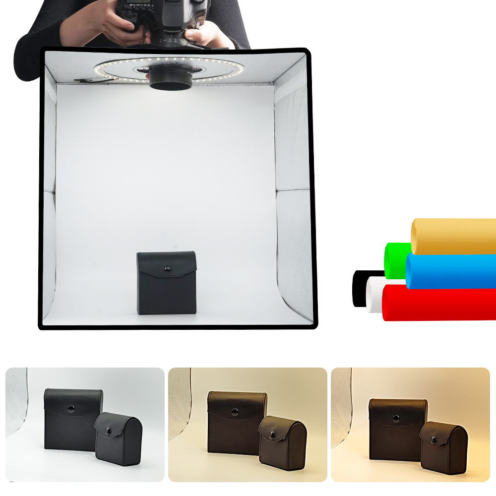 Lightdow Photo Studio boîte à  - Photography Lighting Kit With Backdrop avis et prix