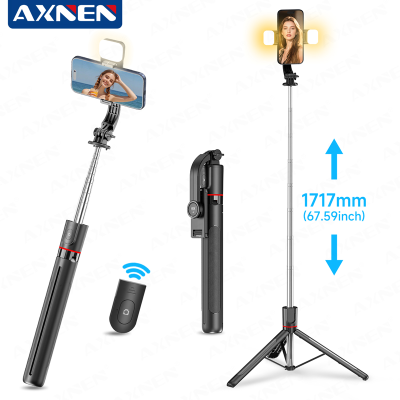 AXNEN F15 trépied perche à Sel - Photography Video Lighting Kit With Adjustable Tripod Stand avis et prix